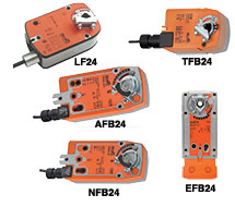 Direct-Coupled Actuators, Spring Return TFB, LF, NFB, AFB, EFB Series