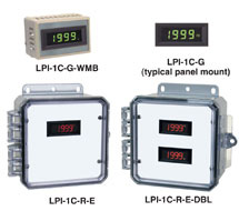 3-1/2 Digit LCD Amber / Green / Red Panel Display LPI-1C-A, LPI-1C-G, LPI-1C-R