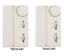 Line and Low Voltage Two-Position  and Proportional Thermostats T155, T167 Series