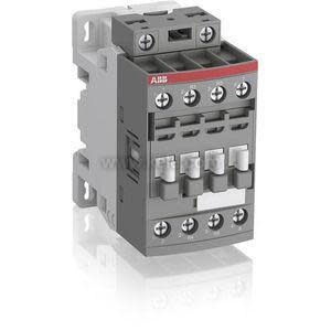 A compact rectangular electrical contactor device with several rows of screws and a small red stripe at the top.