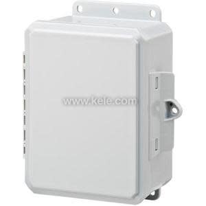 White mounting back panel with hardware for enclosure