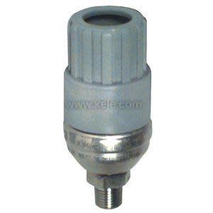 Gray circuit breaker panel with multiple labeled switches.