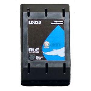 Black rectangular leak detection module with screw terminals