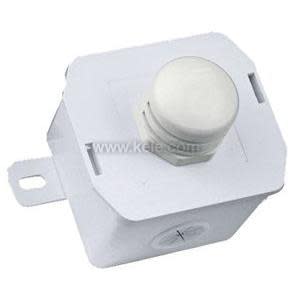 Clear thermostat guard with locking cover.