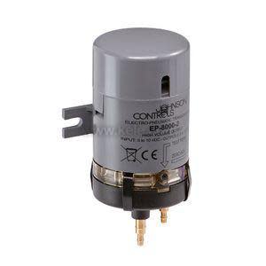 Rectangular module with brass nozzle, plastic tubing connectors and electrical wires.