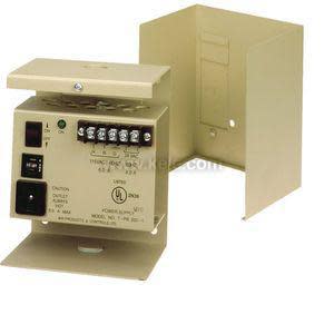Beige rectangular module with removable cover and colored wires extending from the bottom.
