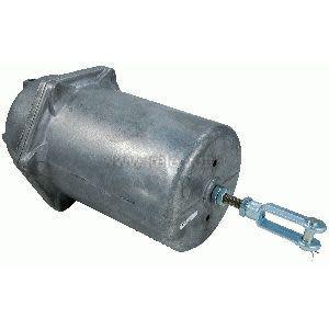 Pneumatic actuator with beige body and spring inside