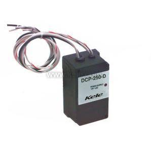 Grey rectangular module with attached multi-color wires and top label.