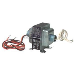 Small metal coil with red and white wires for solenoid valve