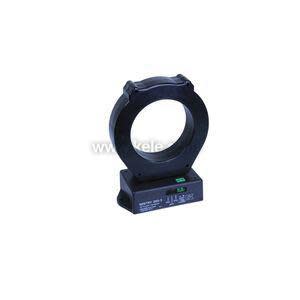 Ring‑shaped black current sensor on a small base with green LED.