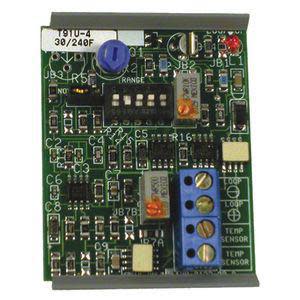 Green circuit board with multiple DIP switches, connectors and screw terminals