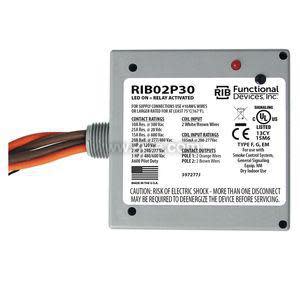 Dual relay module with multicolour wires.