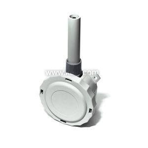 Round outdoor sensor with long steel probe