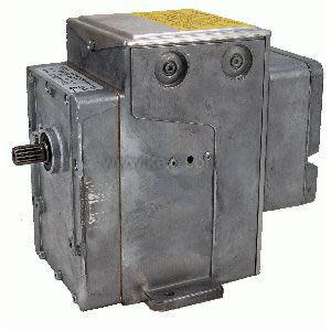 Large industrial actuator with metal body and splined shaft