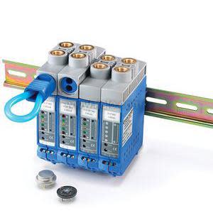 Long rectangular assembly with several black and white modules and connectors