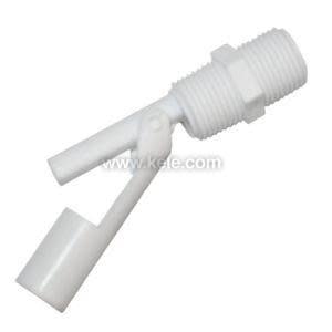 Slender metal stem with a cylindrical float and thread mount at the top