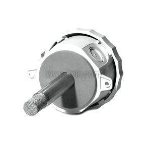 Round sensor housing with long porous tube probe.