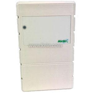 White rectangular wall sensor with tiny round opening for measuring CO2
