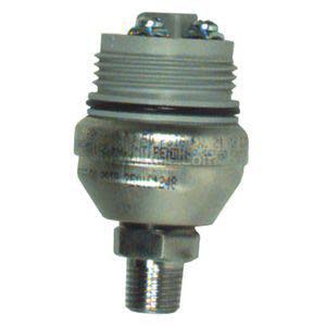 Compact stainless pressure sensor with threaded fitting and screw terminals