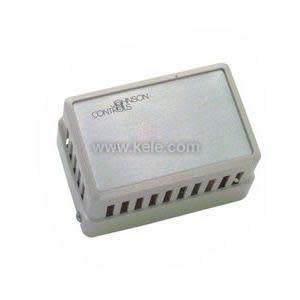 Small light grey rectangular enclosure with slotted openings on the sides and a smooth top, used to house a sensor or control unit.