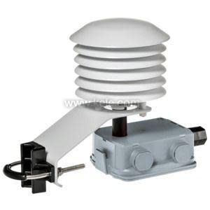 White sensor with stacked shield for outdoor mounting