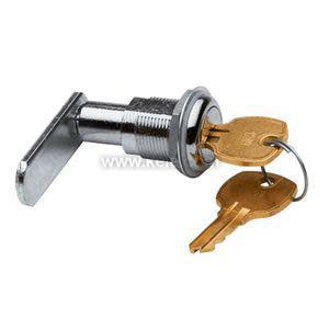 Shiny metal cam lock with two small keys