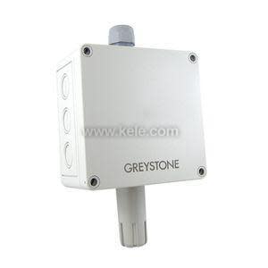 Square grey sensor box with vented probe