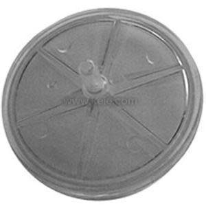 Grey circular diaphragm component.