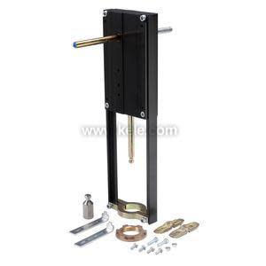 Metal bracket kit with rod and fasteners for damper linkage