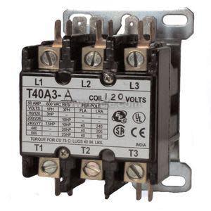 EECO T30A3-A 30A 3-POLE DEFINITE PURPOSE CONTACTOR 120V COIL NO AUXILIARY SWITCH