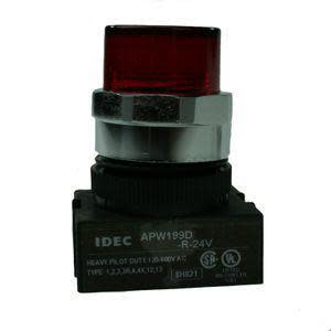 Red rectangular power supply labeled APW199D-R 24 V.