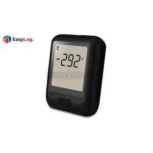Black wireless thermometer showing minus 29 degrees Fahrenheit.