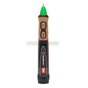 Yellow non-contact voltage tester pen with red tip