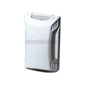 White wall sensor with sculpted front and slotted vents on the sides for airflow.