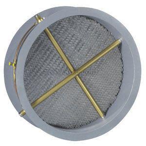 Round duct insert with mesh face and cross rods