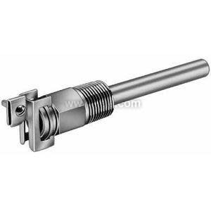 Long metallic tube with threaded hexagonal fitting at one end