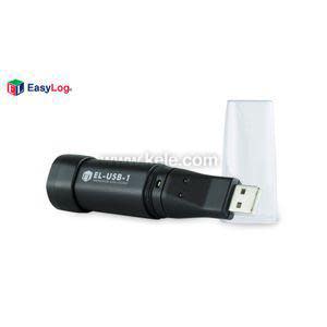 Black stick-like USB sensor with a clear protective cap placed beside it.