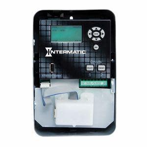 Open digital time switch with circuit board and display