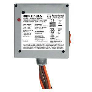 Grey relay module with color-coded wires.