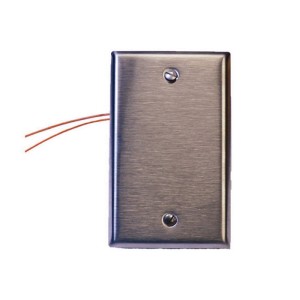 Stainless temperature plate with orange wires