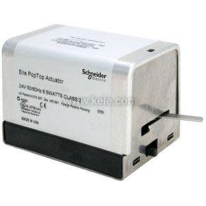 Rectangular silver actuator with flat top and small metal lever extending from side.