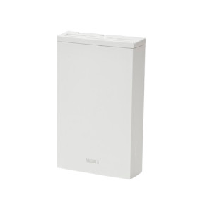 White wall transmitter for CO2 and temperature.