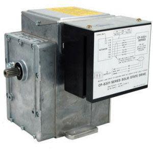 Metal actuator motor with bolt-on electronic control module