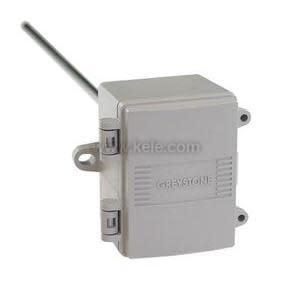 Grey box with long metallic probe attached