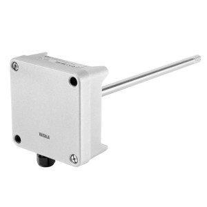 Gray rectangular sensor with digital screen and removable round probe