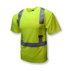 Radians ST11-NPOS-3X Industrial Safety Shirt - Short Sleeve, High-Vis Orange, Moisture-Wicking Polyester Mesh, 3XL - View #3