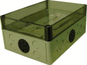 Protective splash guard accessory for Honeywell ECLab equipment (image not viewable in GIF)