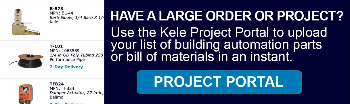 Use the Kele Project Portal to upload your list of parts or bill of materials.