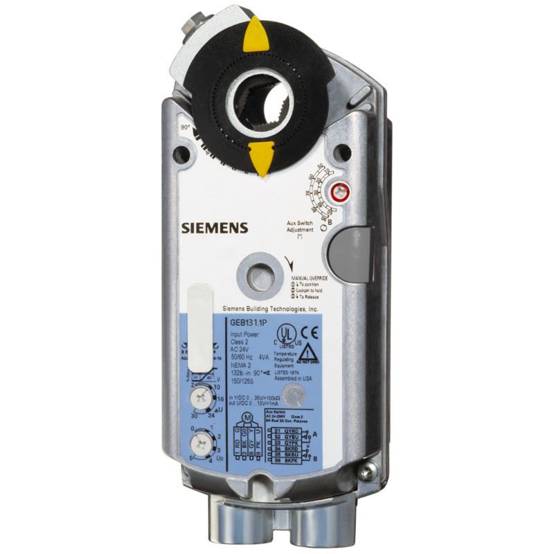 Siemens Gbb161.1p Openair GBB Electronic Damper Actuator Non-spring Return 24v for sale online 