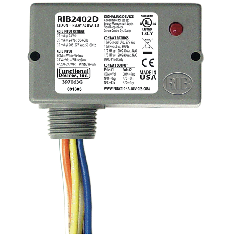 Kele Com Functional Devices Rib2402d Relays Contactors Enclosed Relays